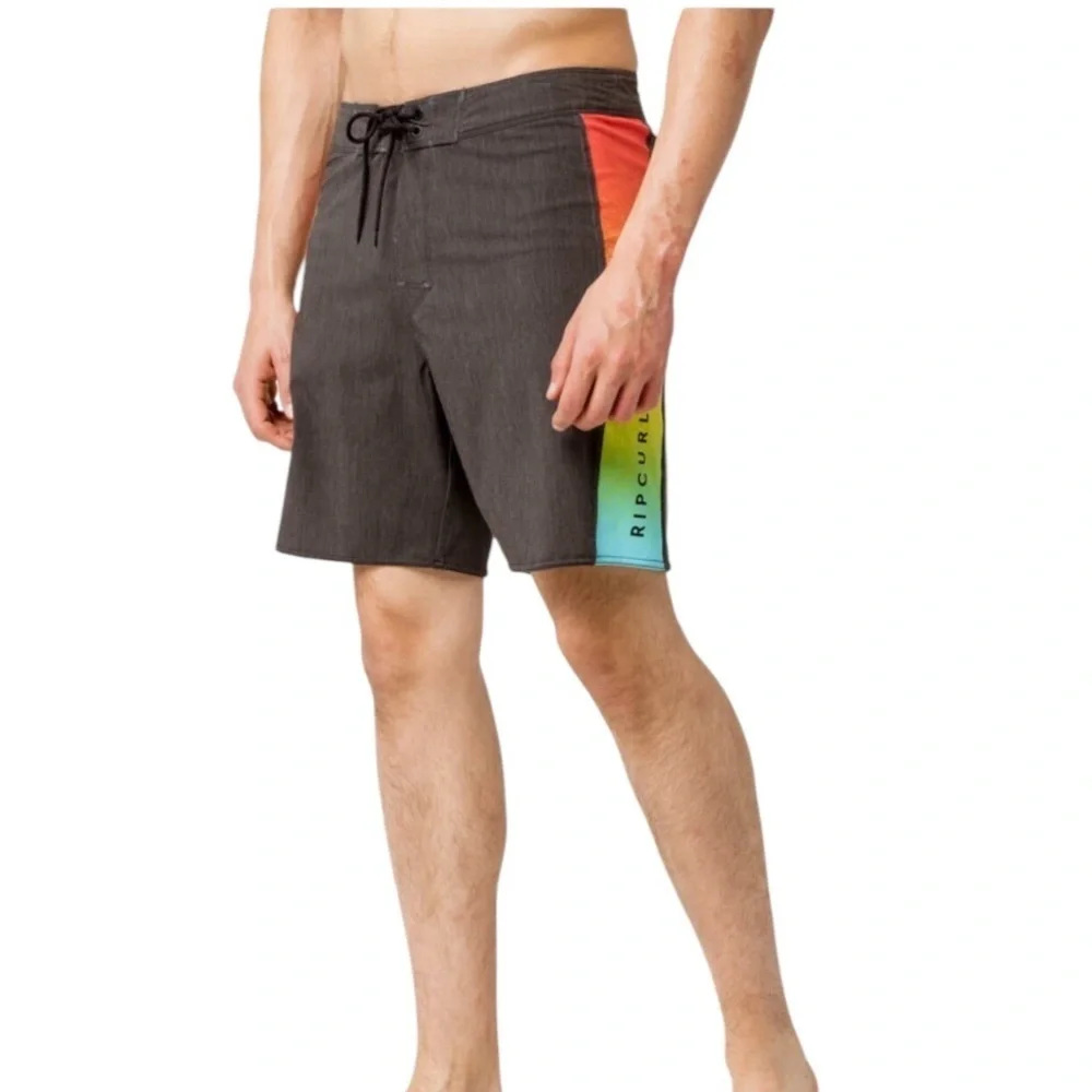 Rip Curl Mirage Owen Double Stitch Black Multicolor Board Shorts 30